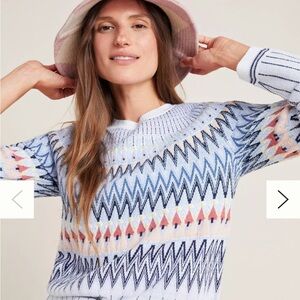 Anthropologie Libby Fair Isle Sweater